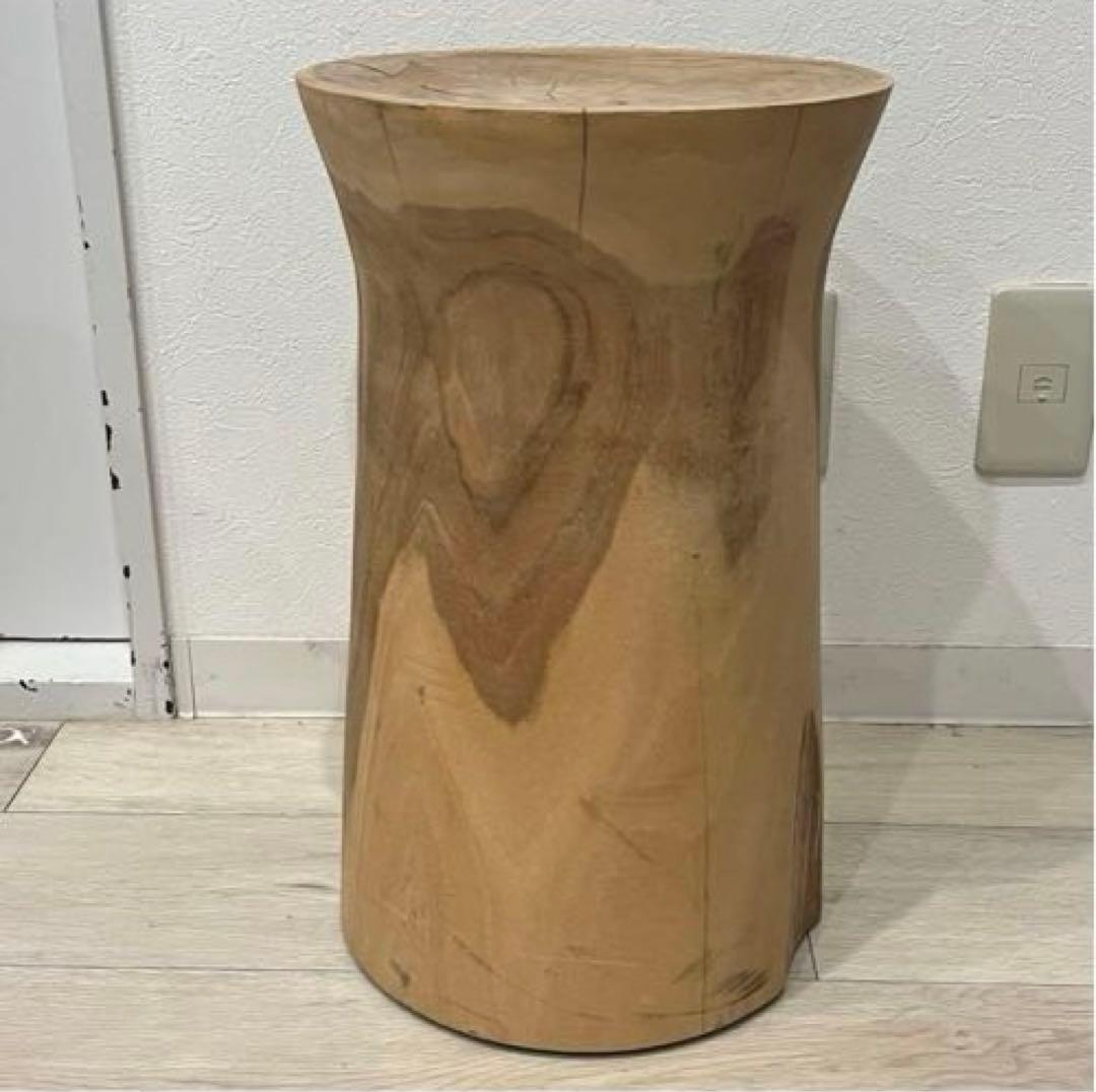 関家具 ST LOLO A スツール サイドテーブル 丸太 Lタイプ