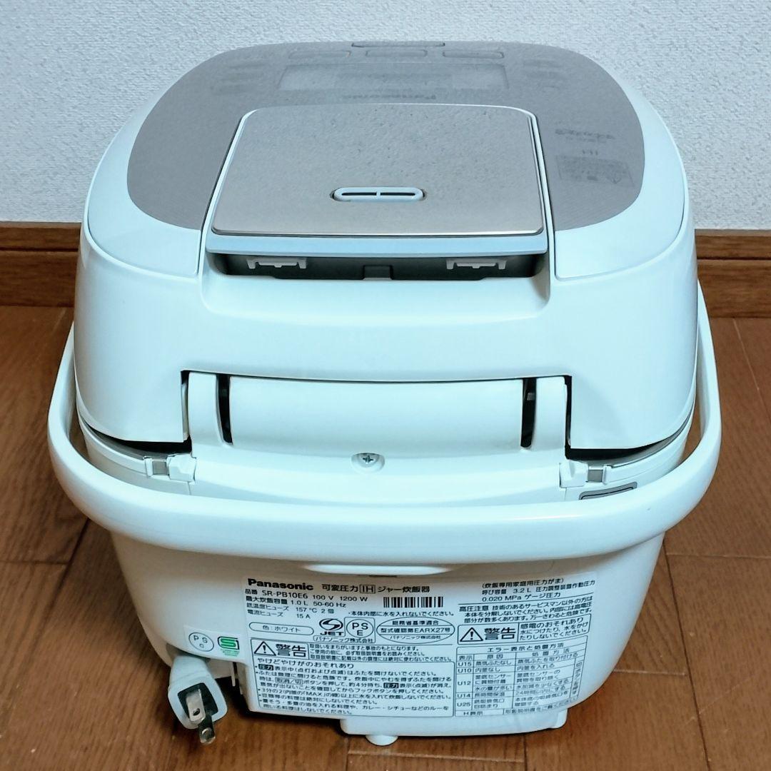 Panasonic　SR-PB10E6　可変圧力おどり炊き IH　5.5合炊き