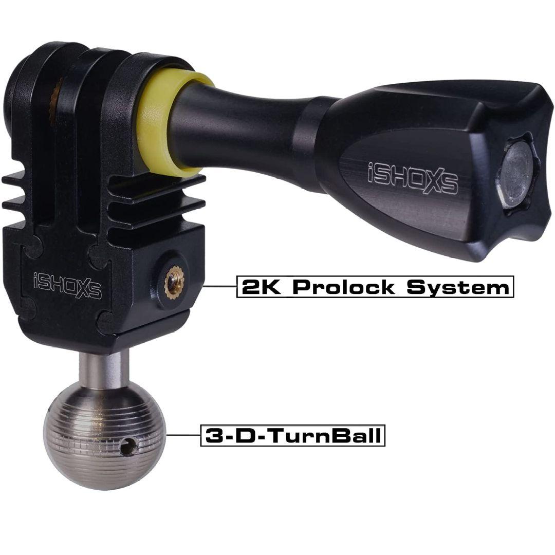 【GoPro用】 iSHOXS ProFlex SE アルミベルトホルダー