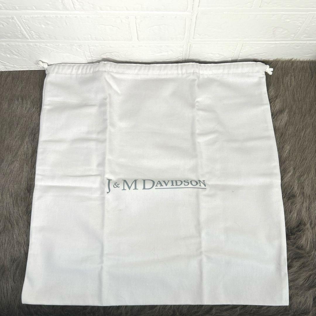 ジェイアンドエムデヴィッドソン　ショルダーバッグ 白　レザー　K1482