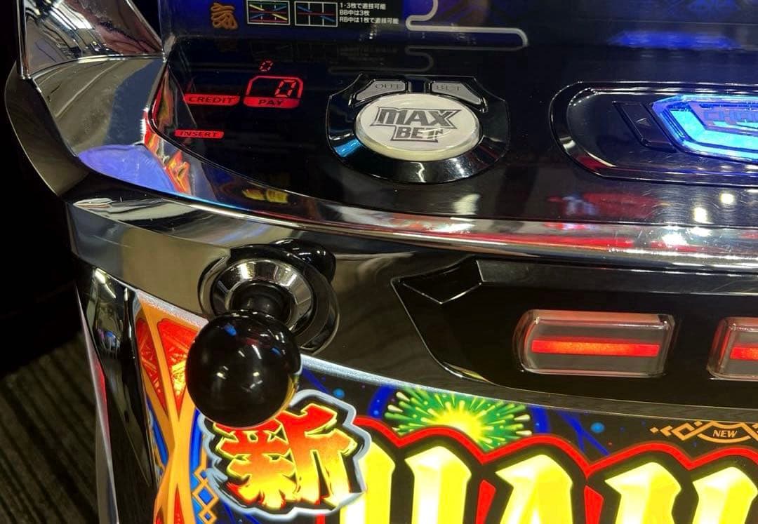 パチスロ「新ハナビ」不要機付　　送料無料 パチスロ実機