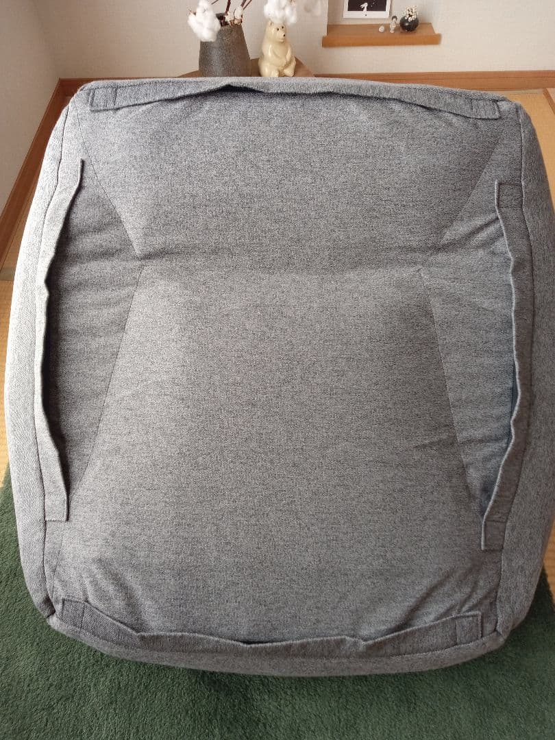 【美品•付属品完備】無印良品 空気でできたソファ チャコールグレー 正規箱付