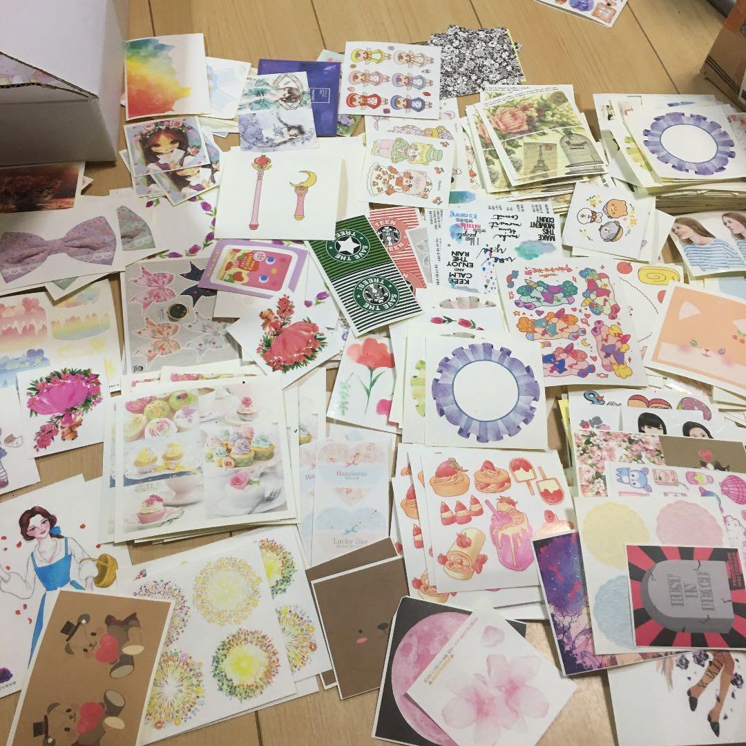 【B】 大容量　海外　A4ペーパー　ステッカー　セット