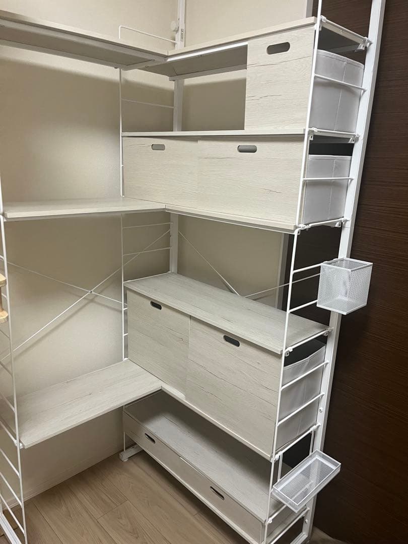 【ニトリ】　Nポルダ L型コーナー + ディープ用引き出し7点セット