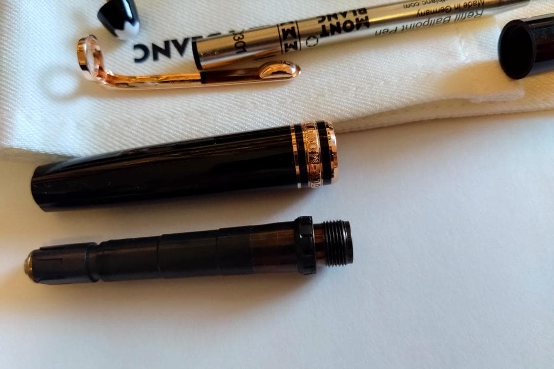 モンブラン ボールペン マイスターシュテュック レッドゴールド クラシック