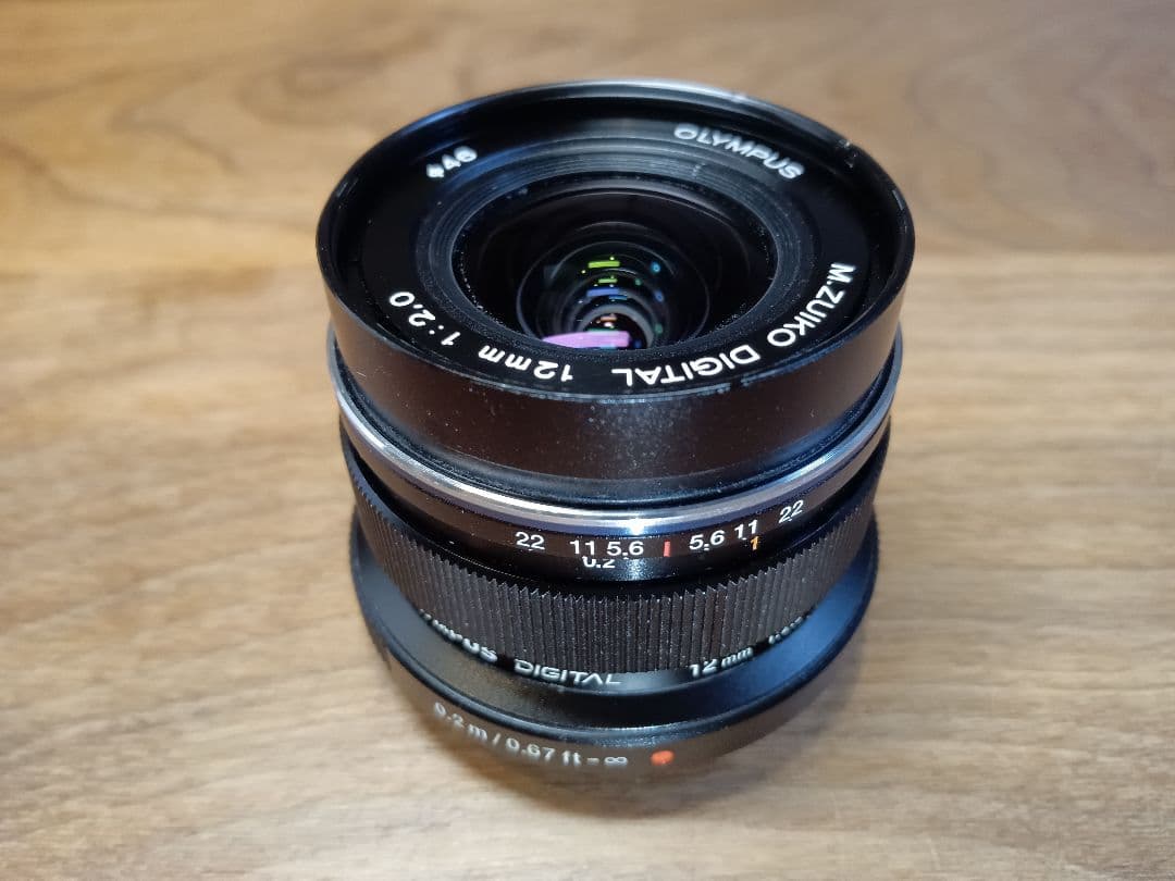 【円偏光フィルター付】 OLYMPUS M.ZUIKO 12mm F2.0 ED