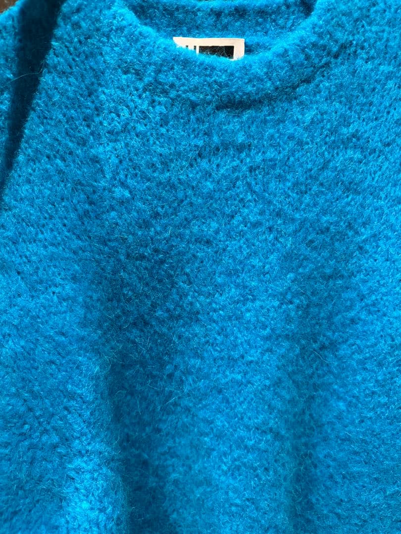 ＜H＞クラウディ アルパカ クルーネックニット