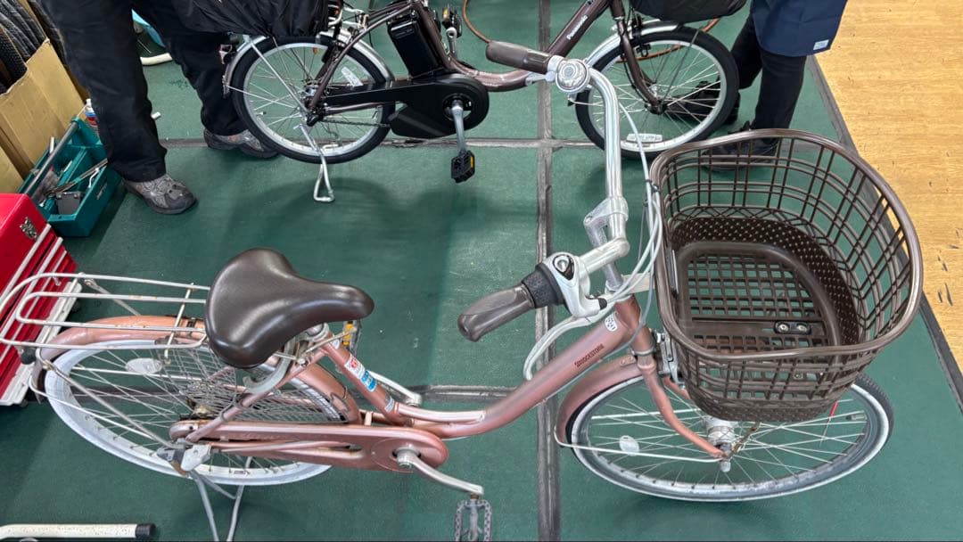 訳アリ ブリヂストン ママチャリ シティサイクル ピンク 24インチ 3段ギア