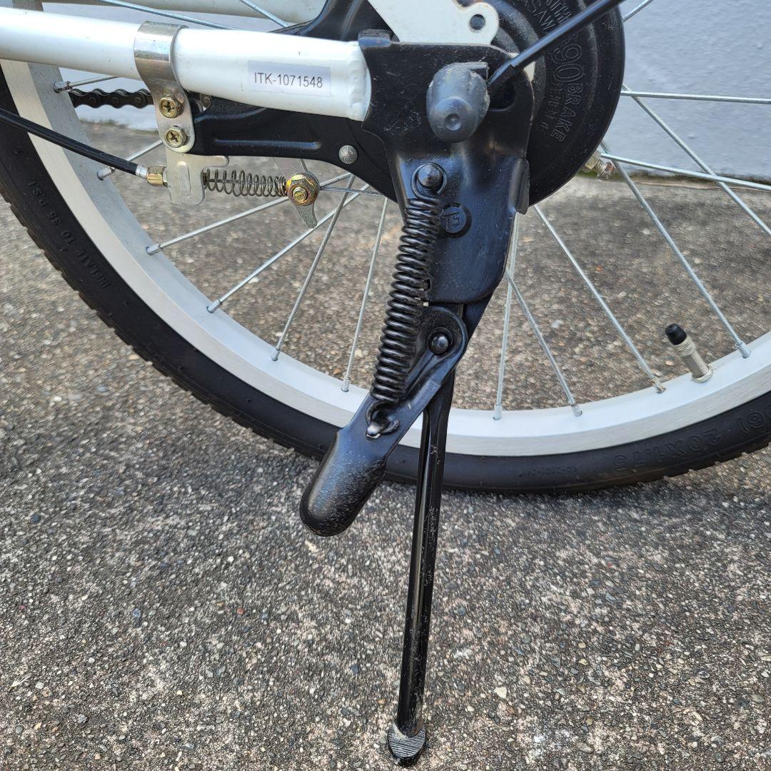 CANORO 20インチ 折りたたみ自転車 ホワイト