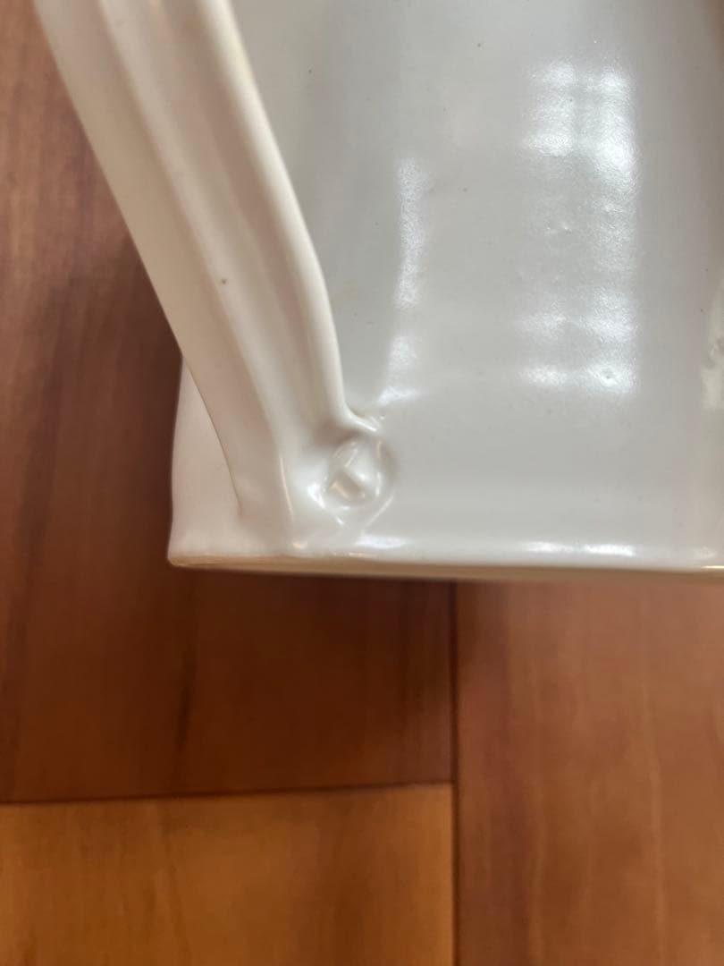 黒田泰蔵　白磁ピッチャー 木箱付き