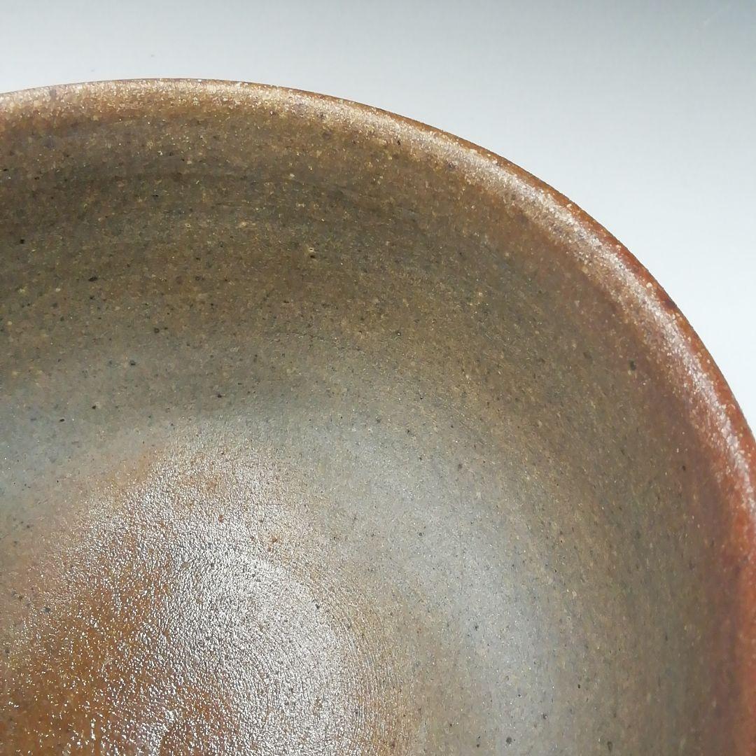 Ｔ１０９　茶碗　『薫染　茶碗』『益子焼』『箕輪靖夫』　共箱　抹茶碗　茶道具