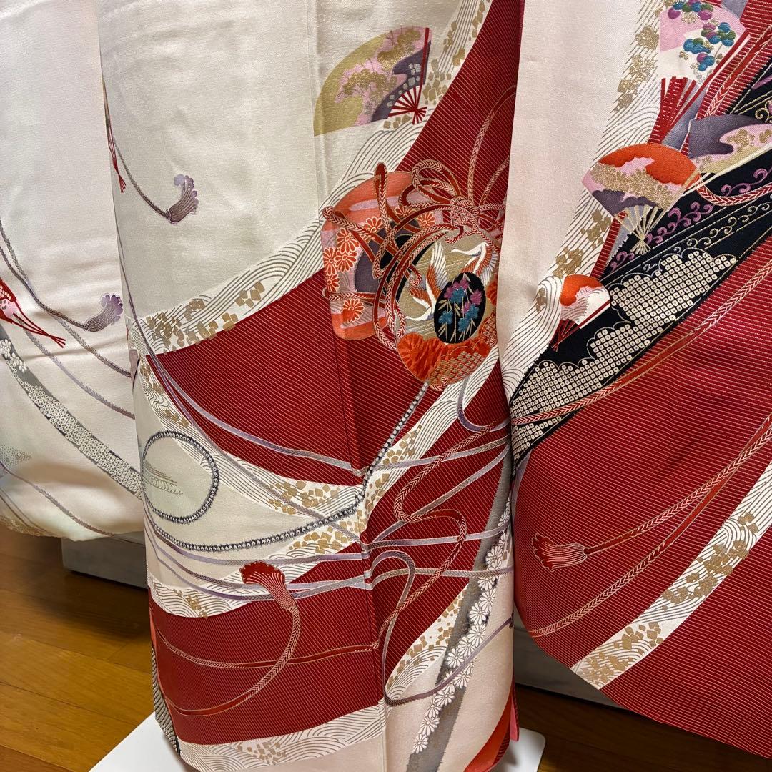 ⁂ゆう様⁂【振袖フルセット】豪華金彩金駒刺繍 御所車熨斗文様 7点セット