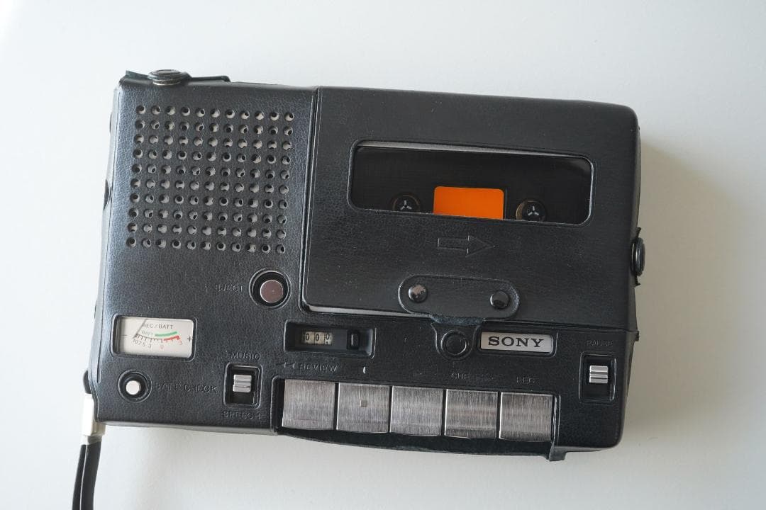 美品・整備品 SONY カセットレコーダー TC-1100 ケース付き・動作品