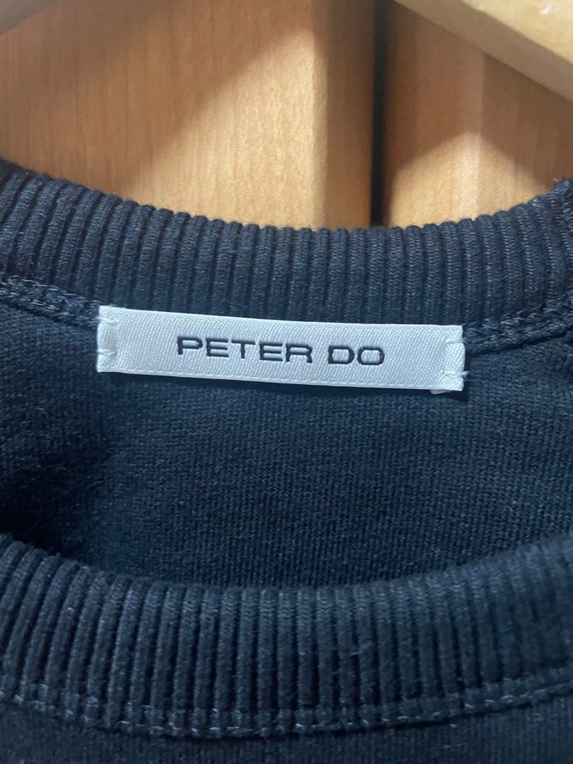 PETER DO ブラック トレーナー