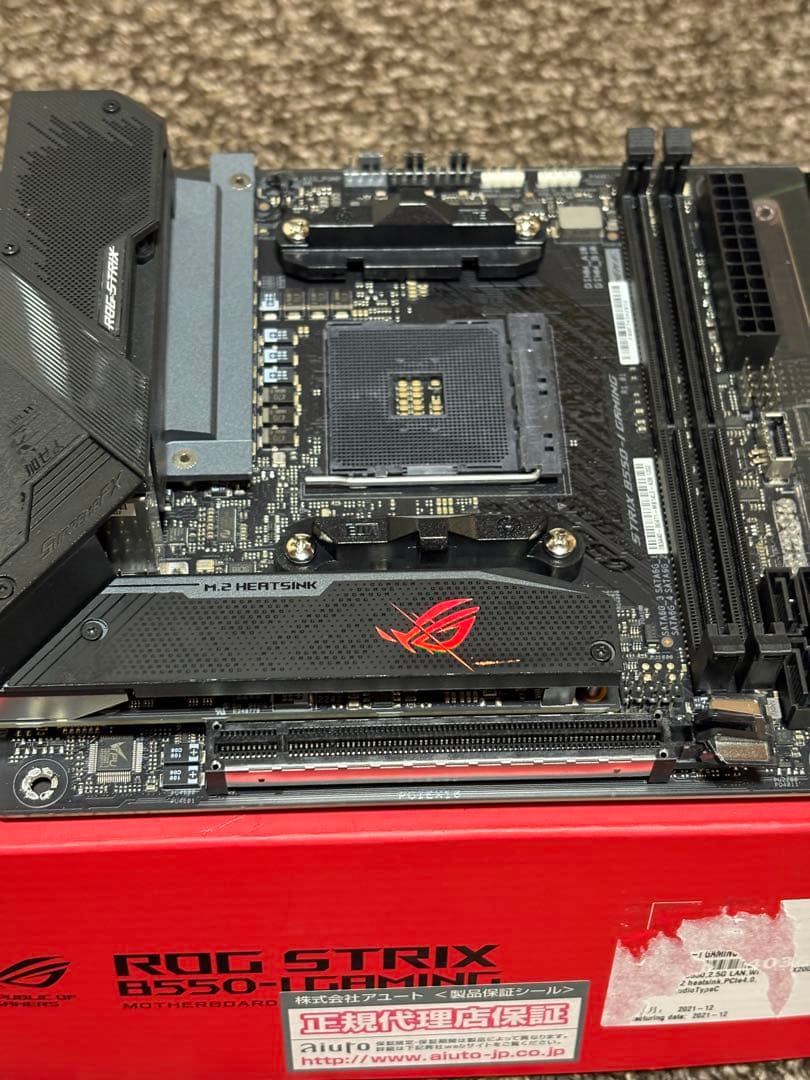 マザーボード AM4 ROG STRIX B550-I GAMING Mini-ITX