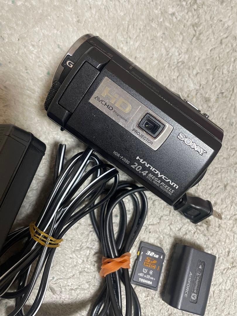 動作ok　SONY　Handycam HDR-PJ590V 12年