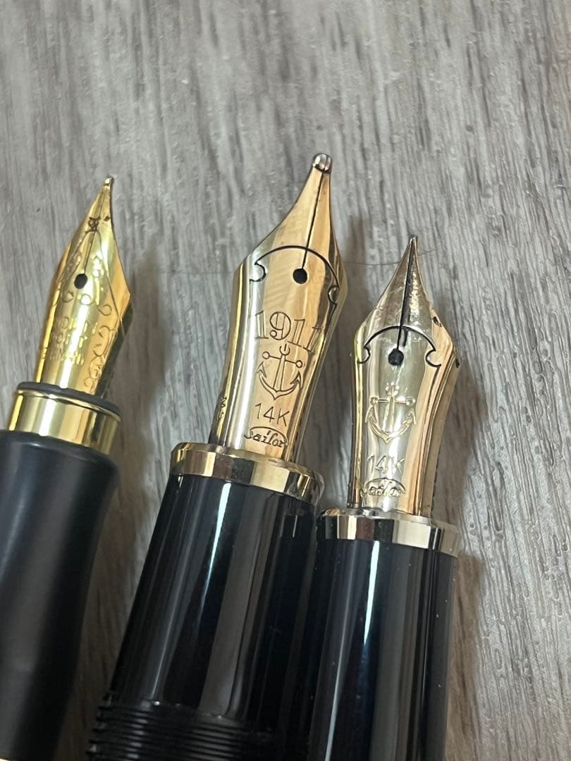 万年筆 ボールペン セット まとめ ゴールド 金 14K