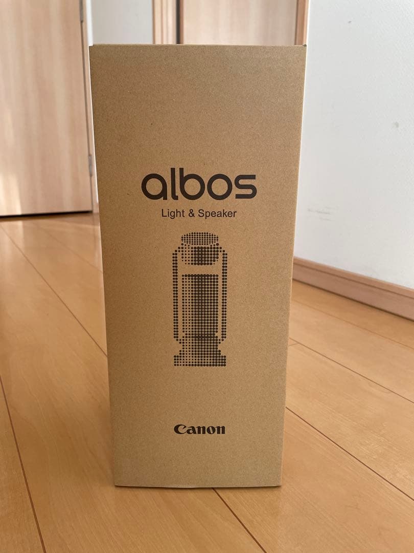 新品未開封Canon アルボス albos ライト&スピーカー (シルバー)