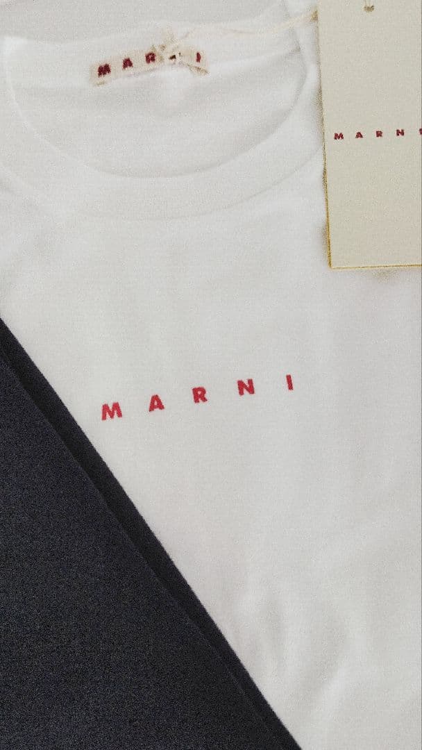 大人もOK！ Marni マルニ キッズ ロゴ クルーネック 半袖 Tシャツ