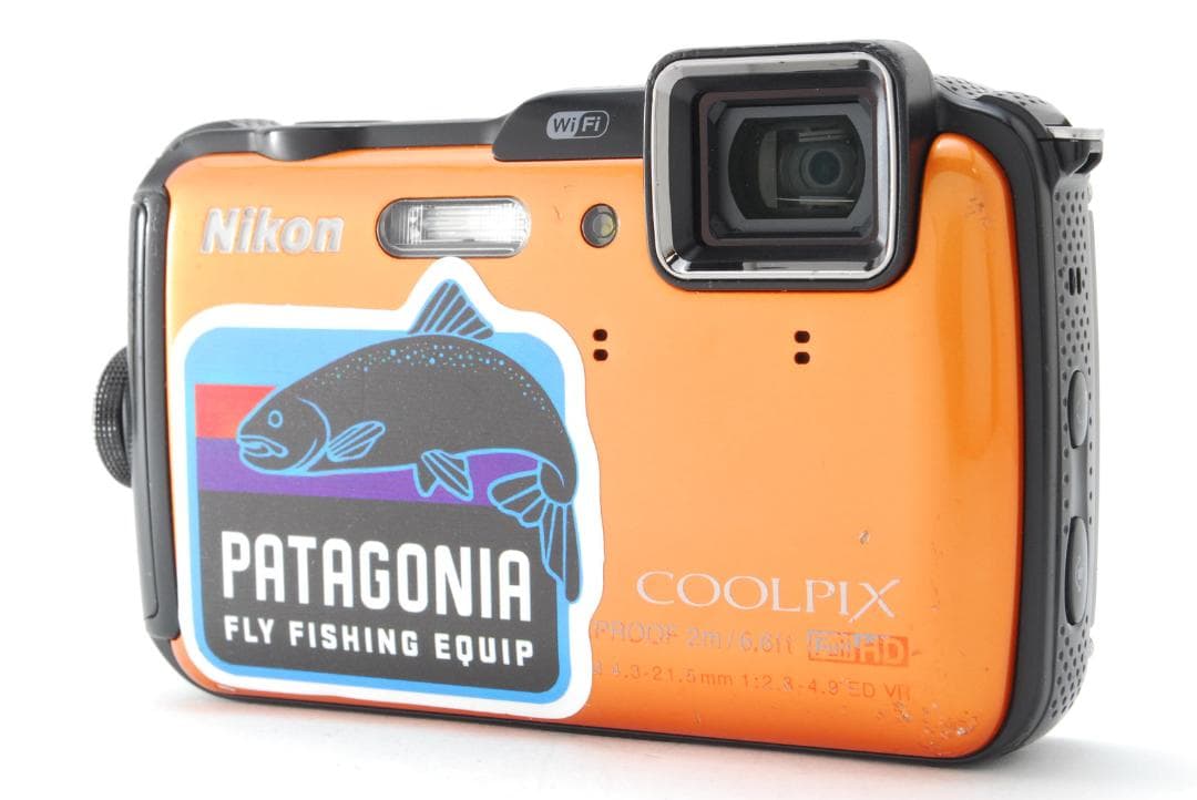 Nikon Coolpix aw120 オレンジ色 デジタルカメラ 動作確認済み