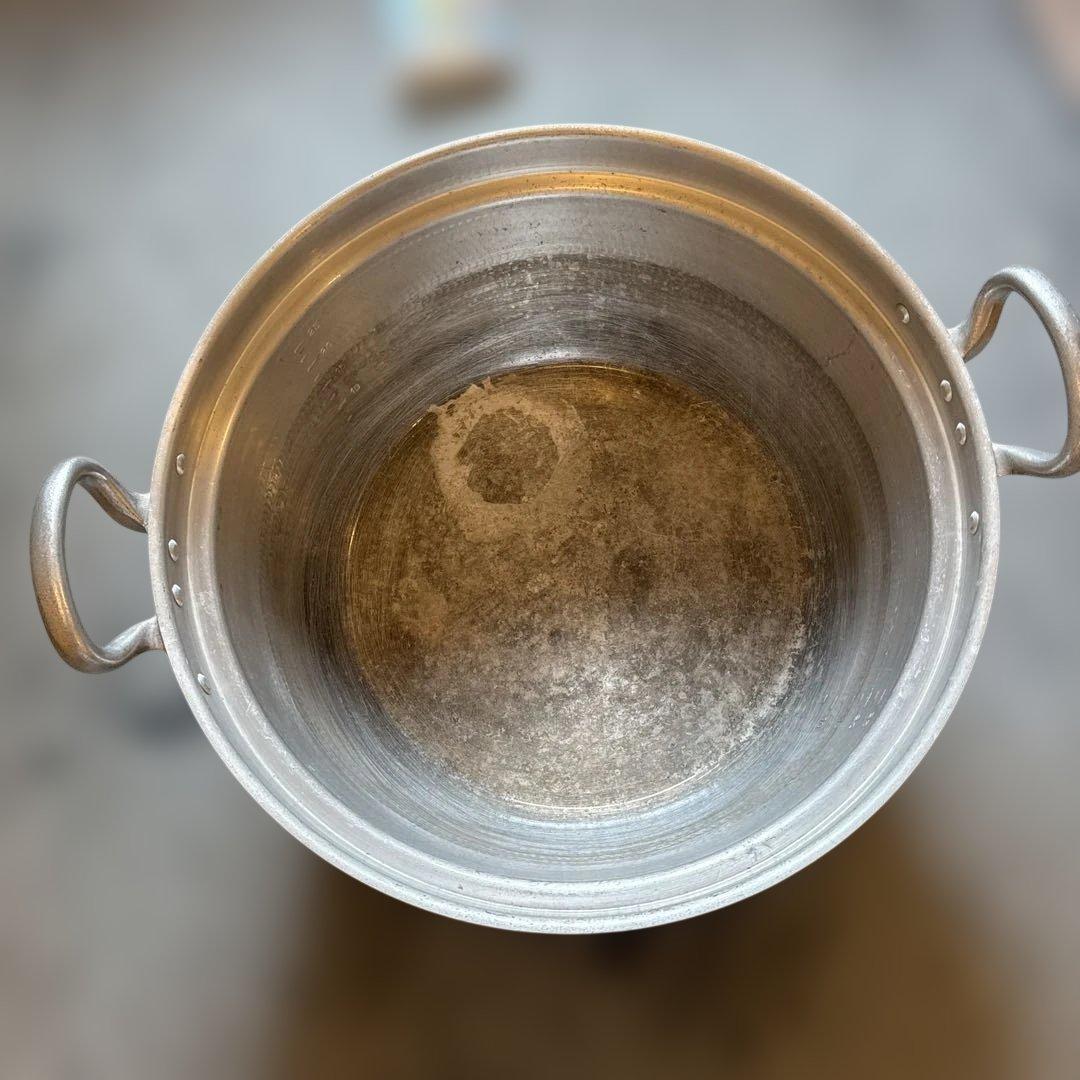 中尾アルミ製作所 キング アルミ打出料理鍋(目盛付) 51cm(38.0L)