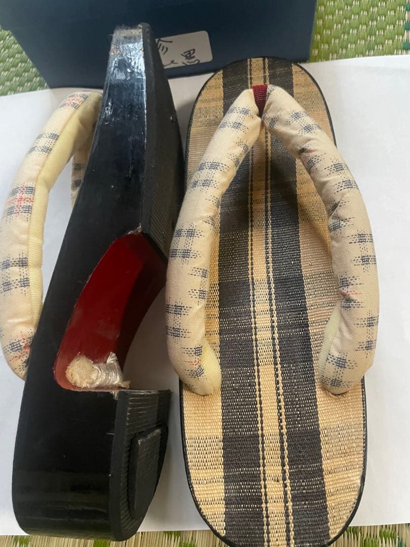 撫松庵浴衣　とび兎と萩の花(下駄付き)