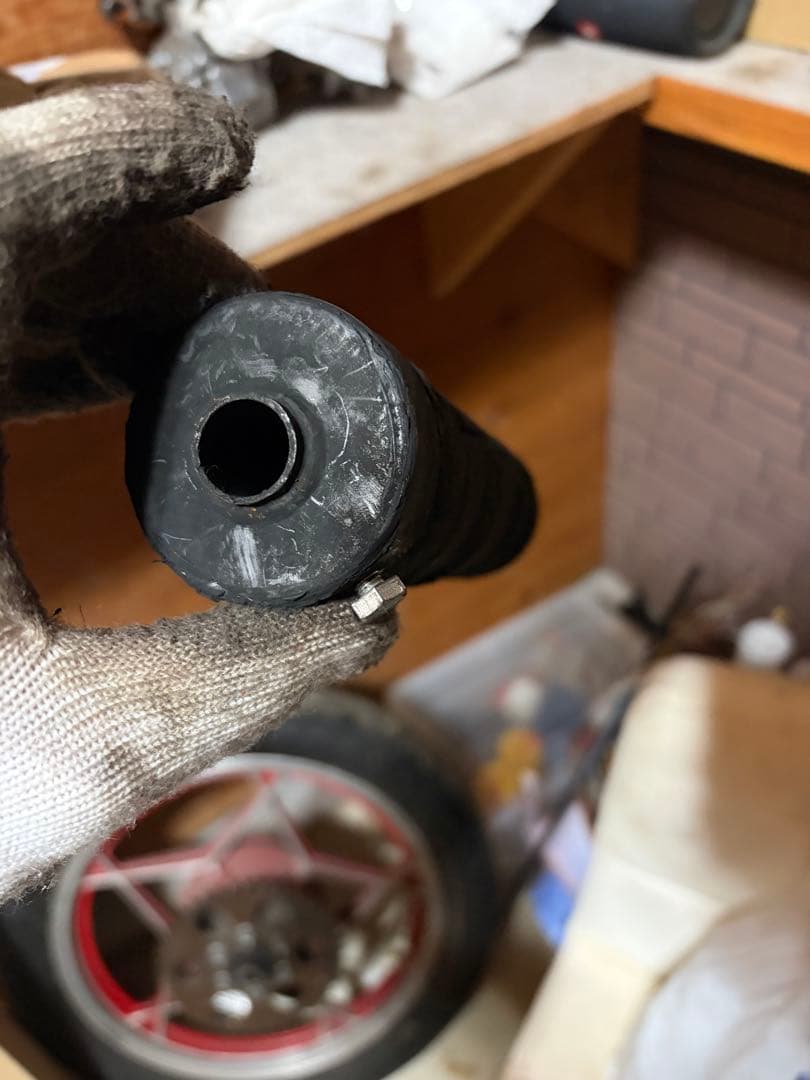 ゼファー400 400χ　メッキショート管