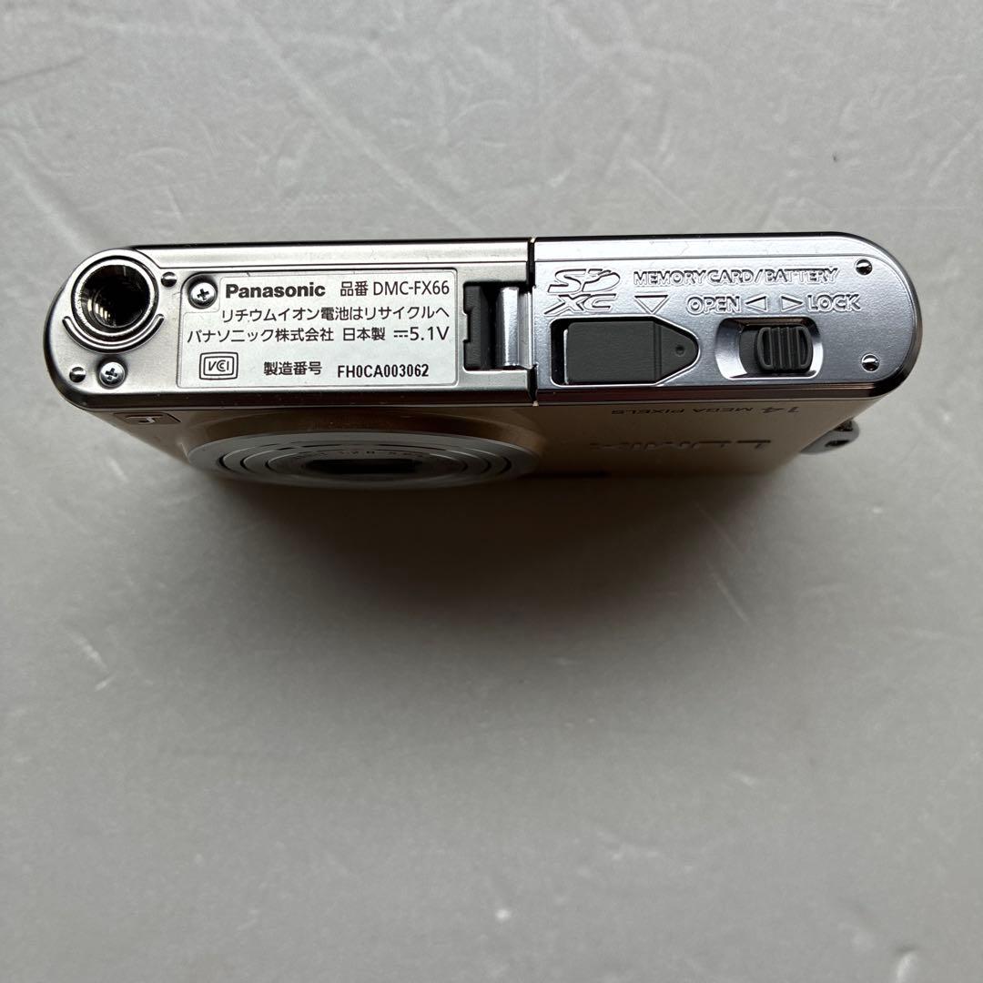 【美品】Panasonic LUMIX デジカメDMC-FX66 ゴールド
