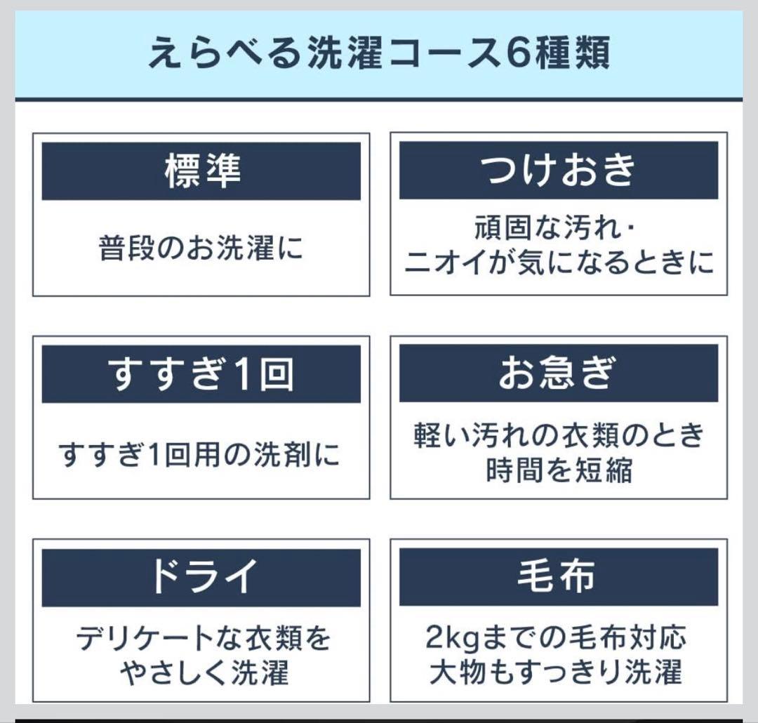 縦型洗濯機　6kg IAW-T605 ブラック　アイリスオーヤマ　2022年製