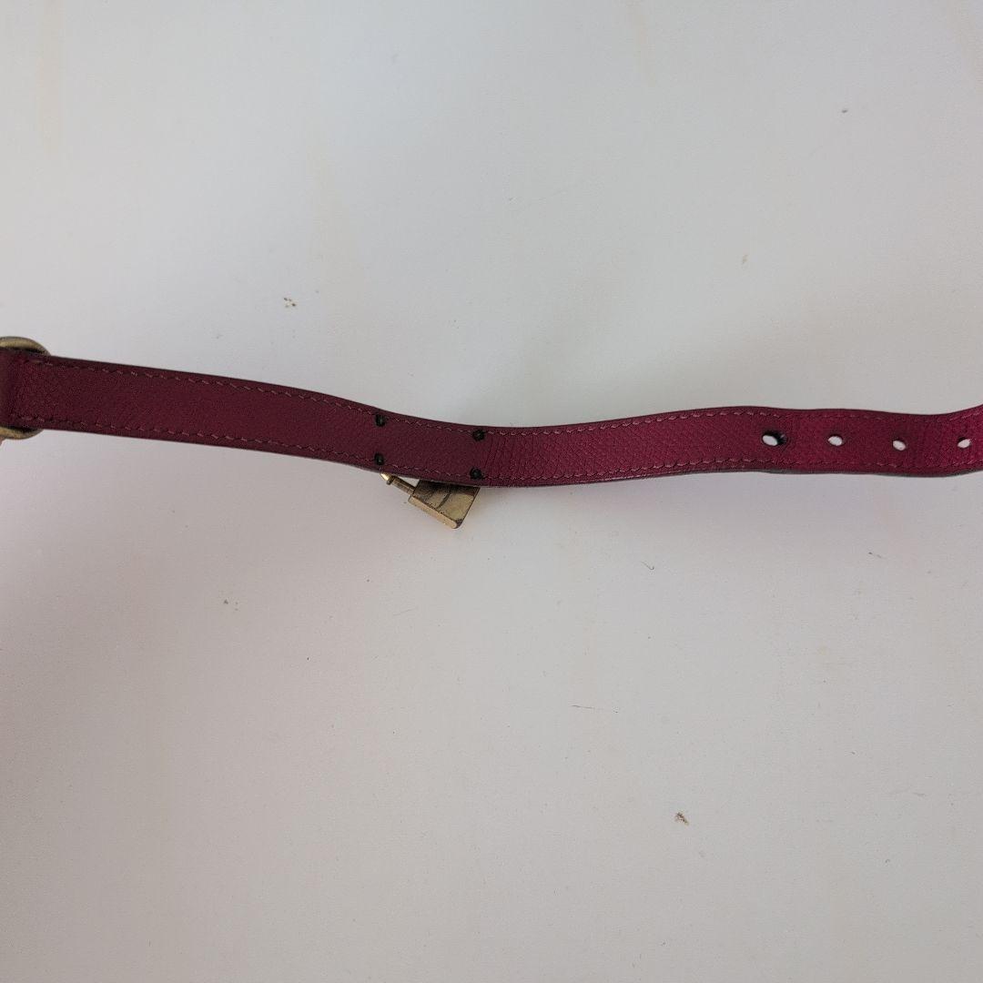 HERMES　エルメス　ペット用首輪　犬猫　レッド