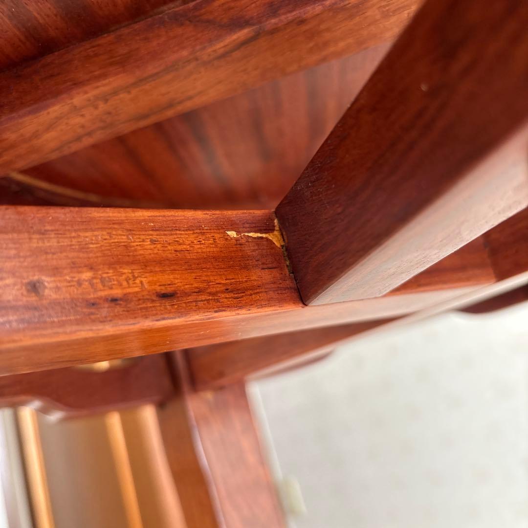 アンディーク花台、5脚、サイドテーブル、無垢材使用で組み付け