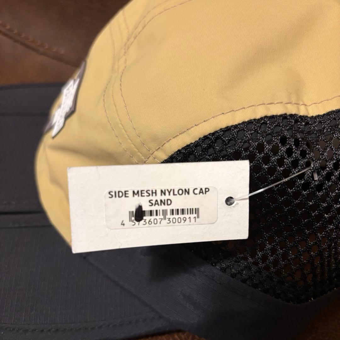 レイドジャパン　サイドメッシュナイロンキャップ　ベージュ/ブラック