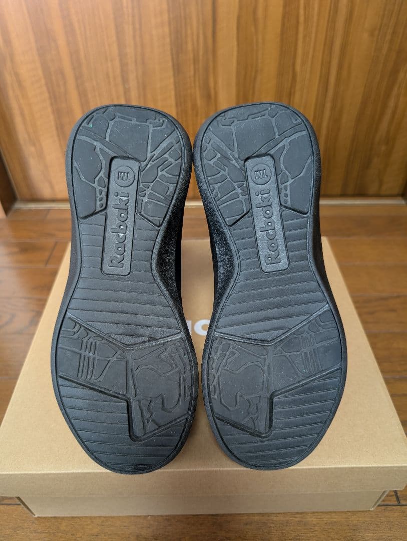 ※週末だけのタイムセール※　ラクバキ　ニットブーツ　ブラック Mサイズ