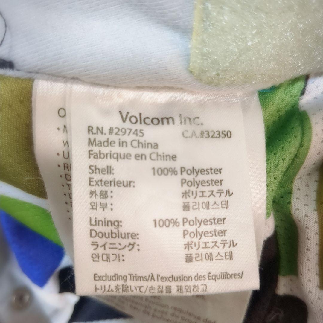 3178【美品】ボルコム スノボウェア パンツ 写真風プリント Lサイズ