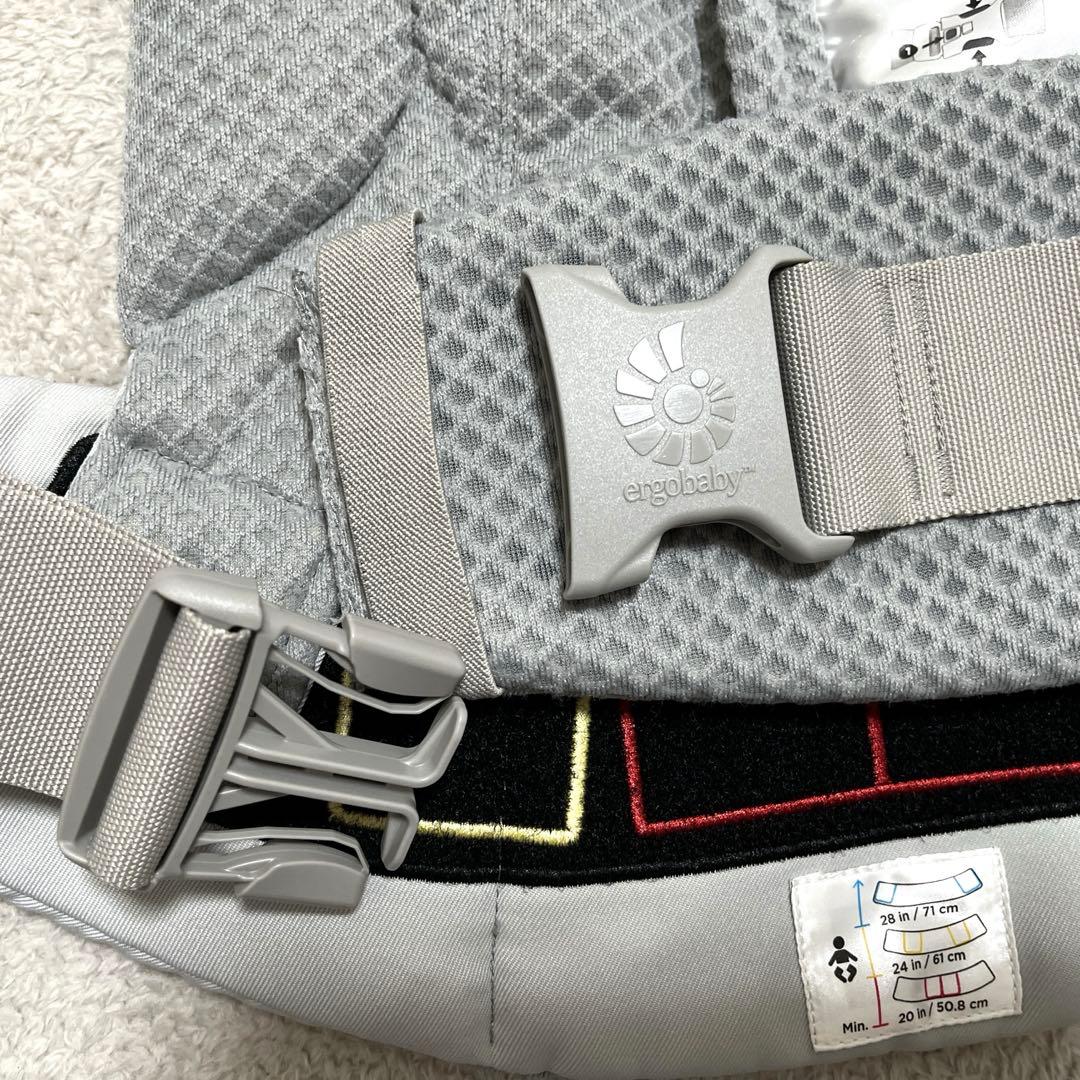 エルゴベビー 抱っこ紐 グレー メッシュ