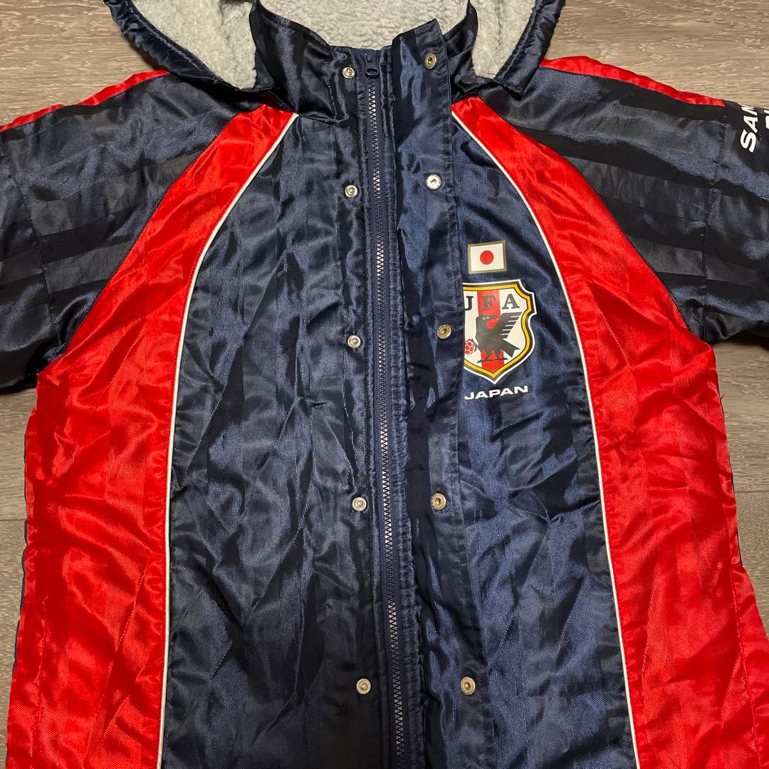 希少品 JFAサッカー日本代表 SAMURAI BLUE ベンチコート 150