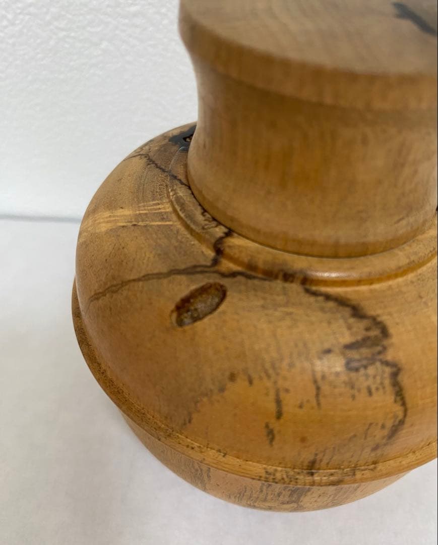 黒柿茶托 5客と茶入れのセット