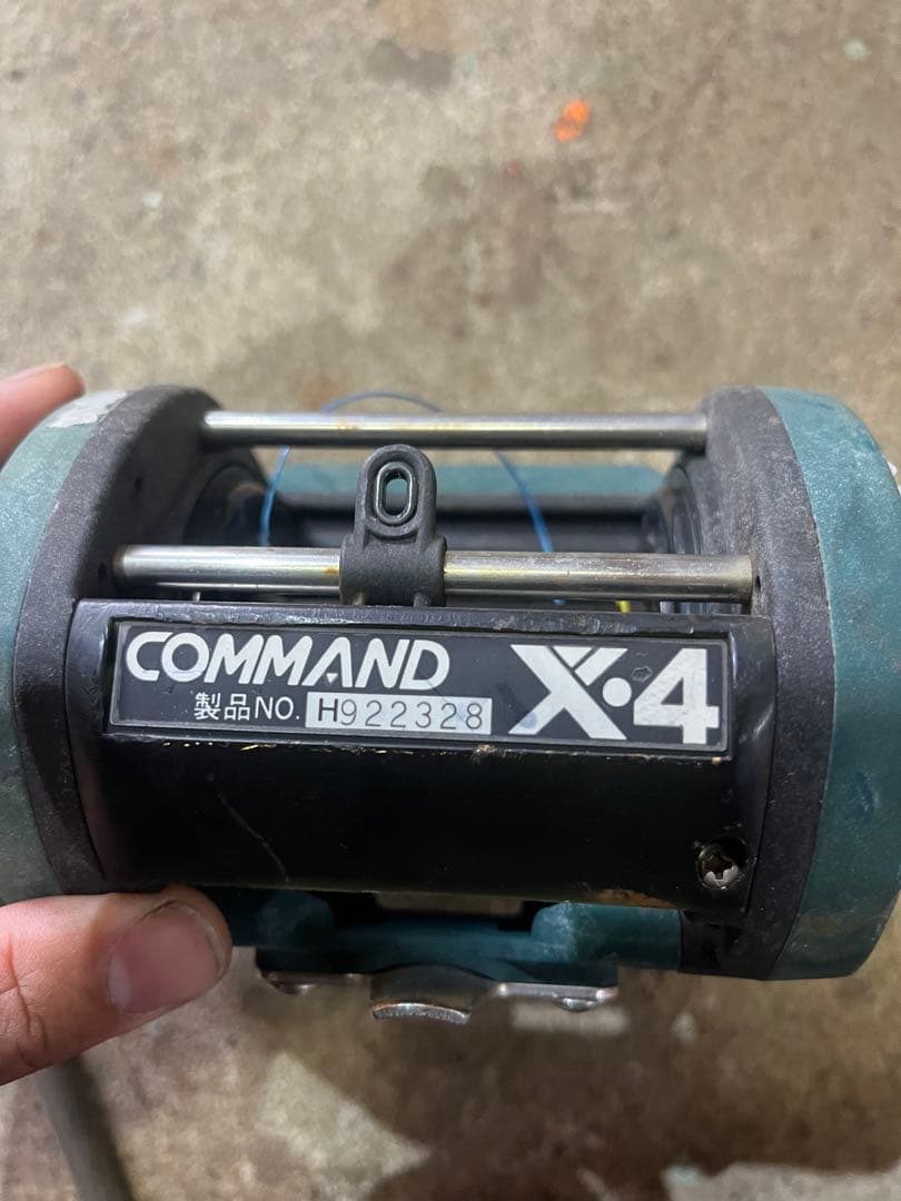 電動リール　ミヤマエ　ミヤエポックCOMMAND X-4 電動リール　ジャンク品