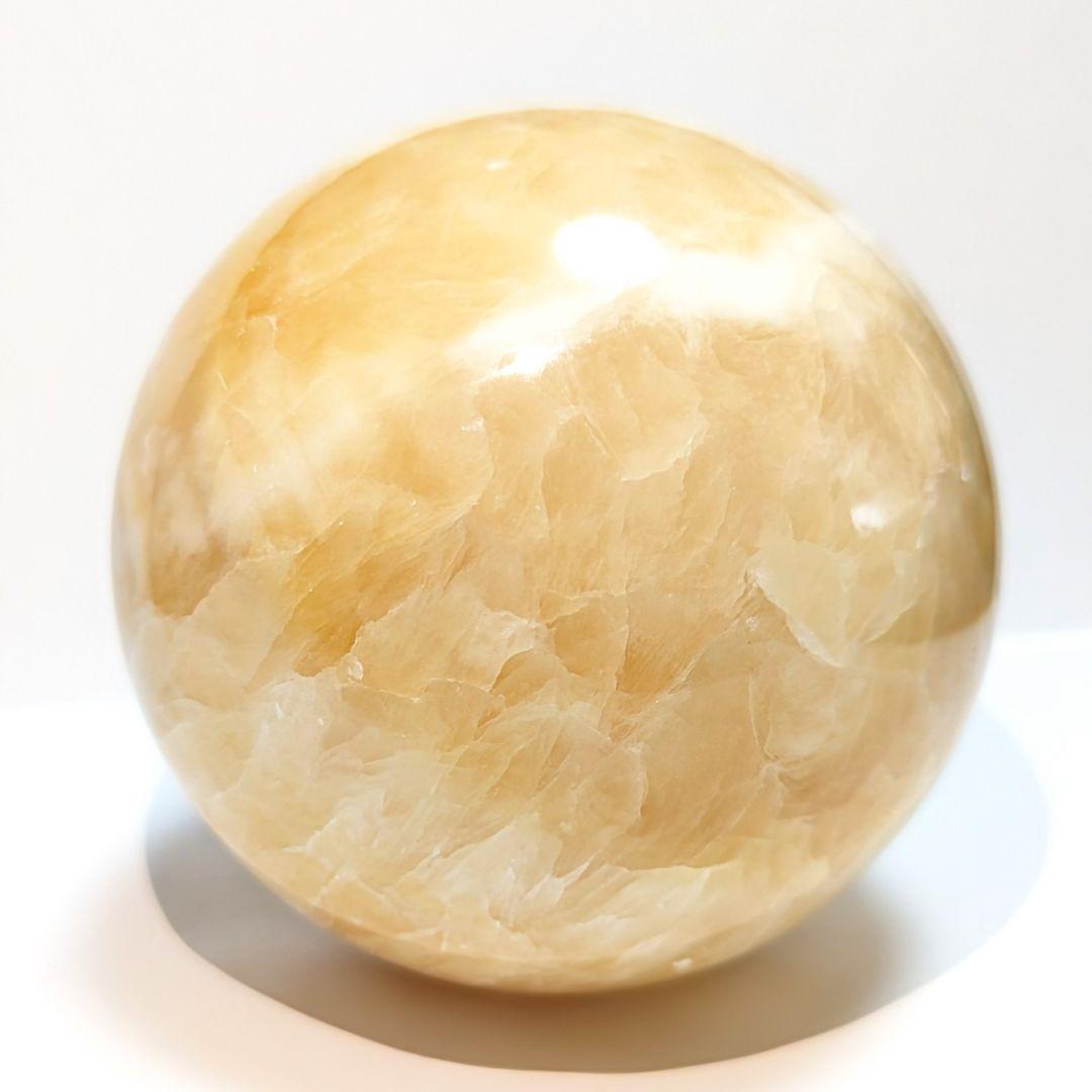 天然石　アラゴナイト　丸玉