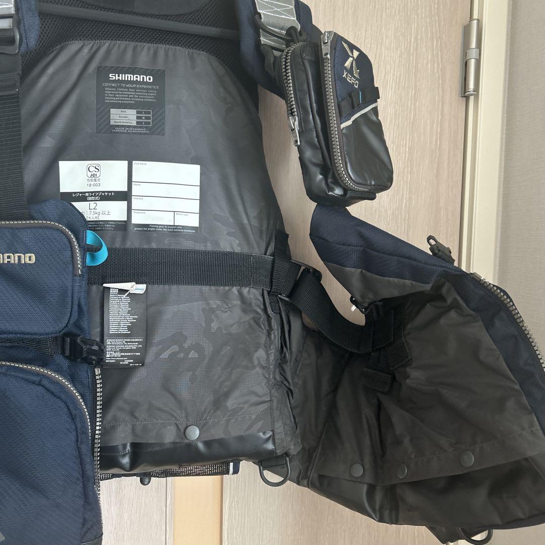 シマノ トリッパー ゲームベスト VF-275R サイズL