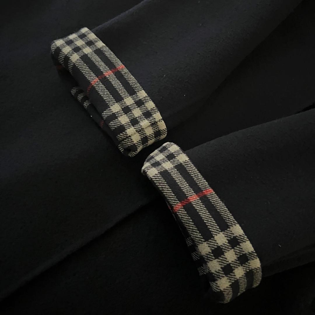 BURBERRY coat 金ボタン ノバチェック柄