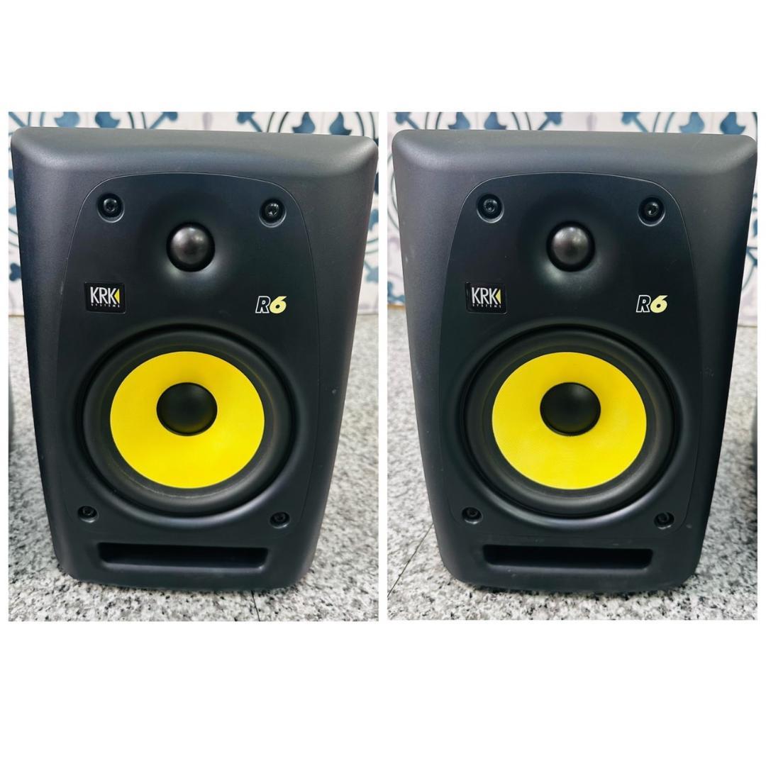 希少　KRK　ケーアールケー　R6　アクティブスピーカー　ペア