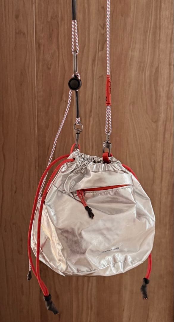 topologie トポロジー リバーシブル巾着バッグ+ショルダーストラップ