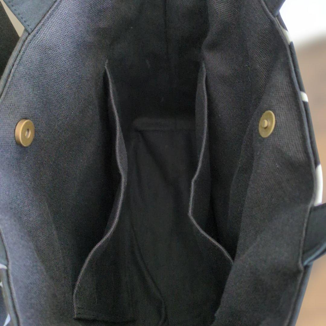 ハンドメイド　サイドポケット付き トートバッグ　花柄