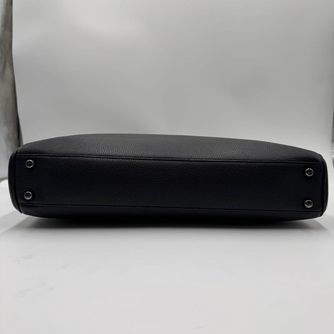 極美品✨ コーチ ブリーフケース 2way グラハム A4 レザー ブラック