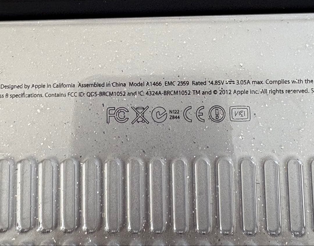 MacBook本体 MacBook Air 13 A1466