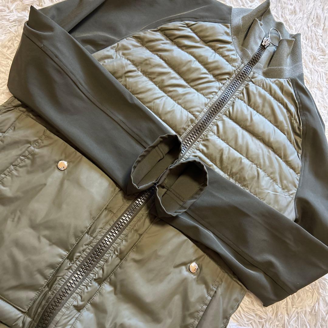 【美品】TATRAS タトラス ダウンジャケット カーキ ナイロン 切替