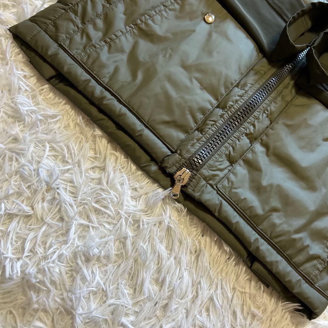 【美品】TATRAS タトラス ダウンジャケット カーキ ナイロン 切替