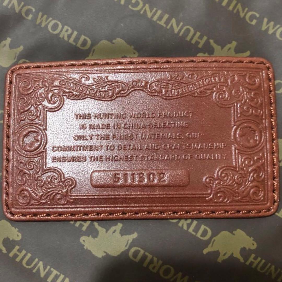 未使用✨ハンティングワールド サファリ　メッセンジャーバッグ