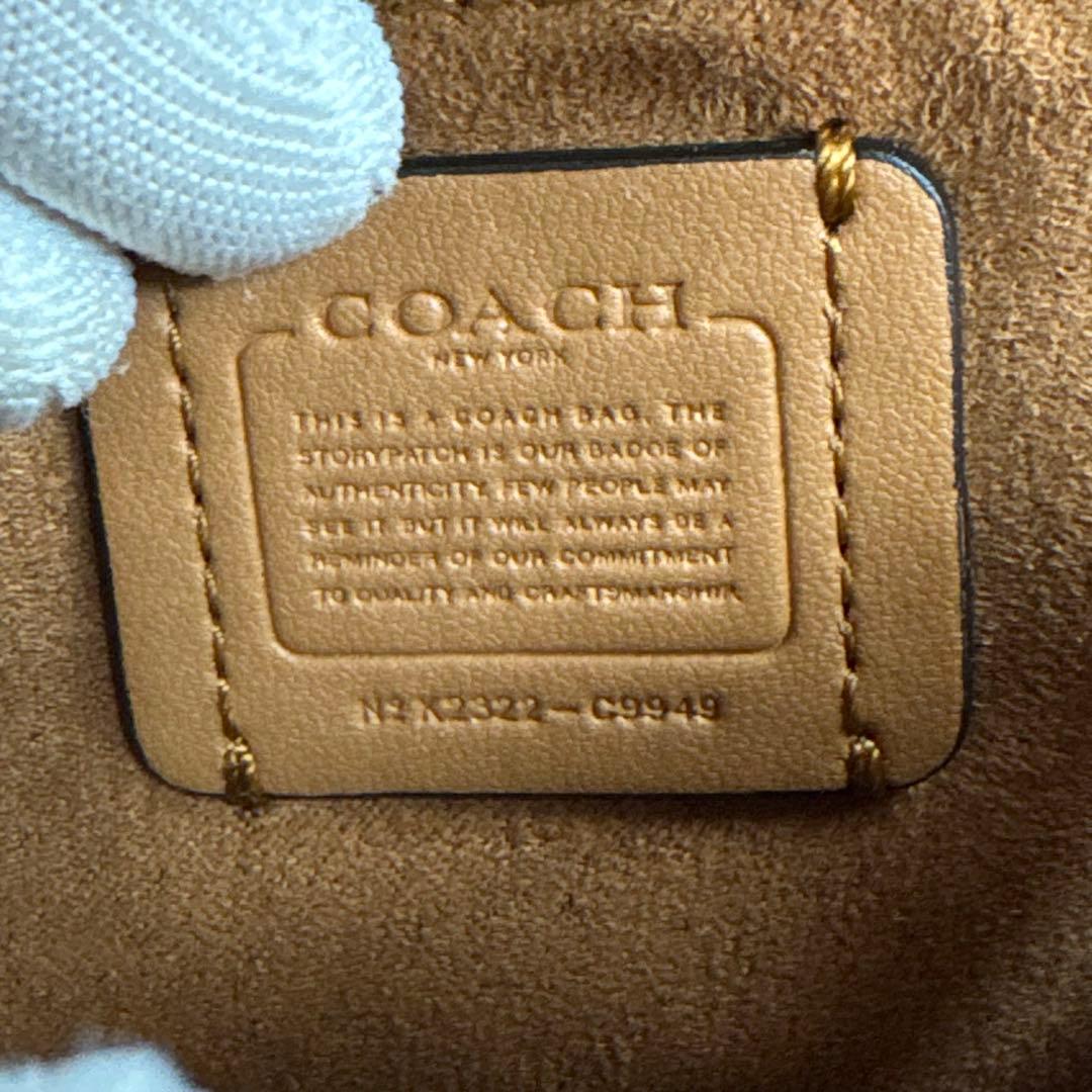 極美品✨COACH チェーン　ショルダーウォレット　ブラック　レザー　3way